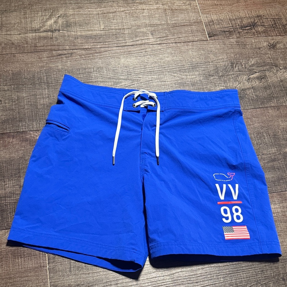 Vineyard Vines Men's Bright Blue Board Shorts